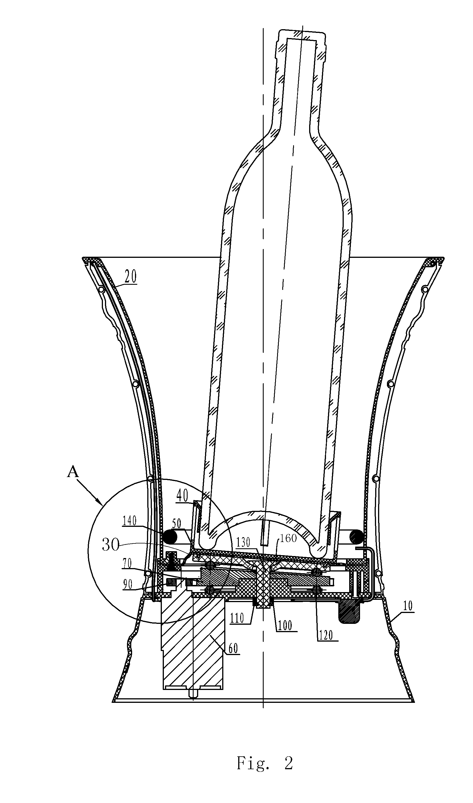 Drink swinging apparatus