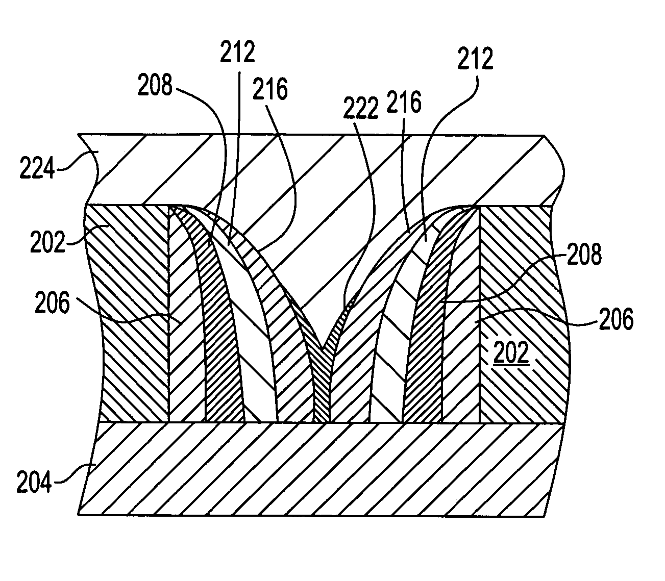 Phase change tip storage cell