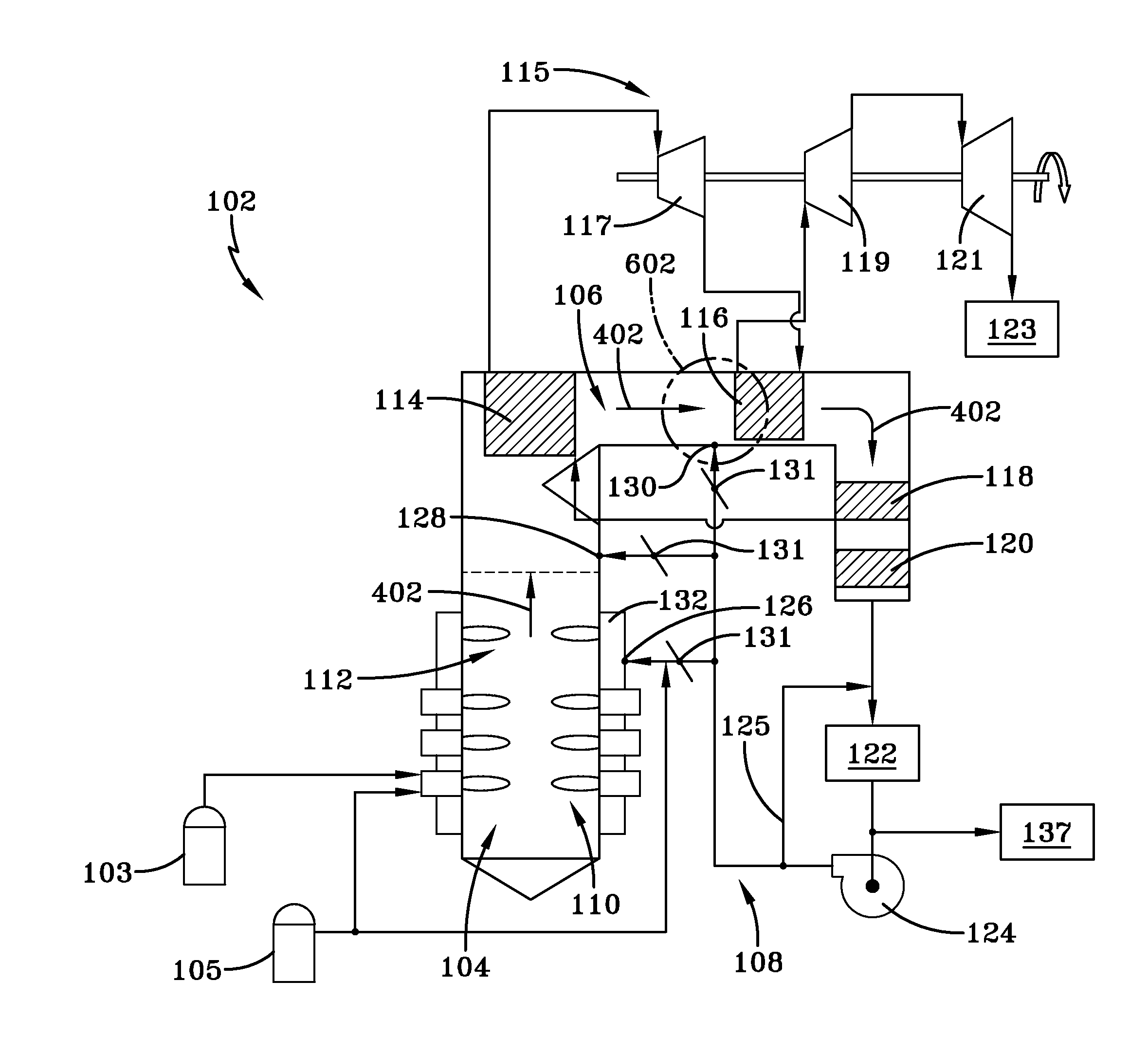 Process temperature control in oxy/fuel combustion system