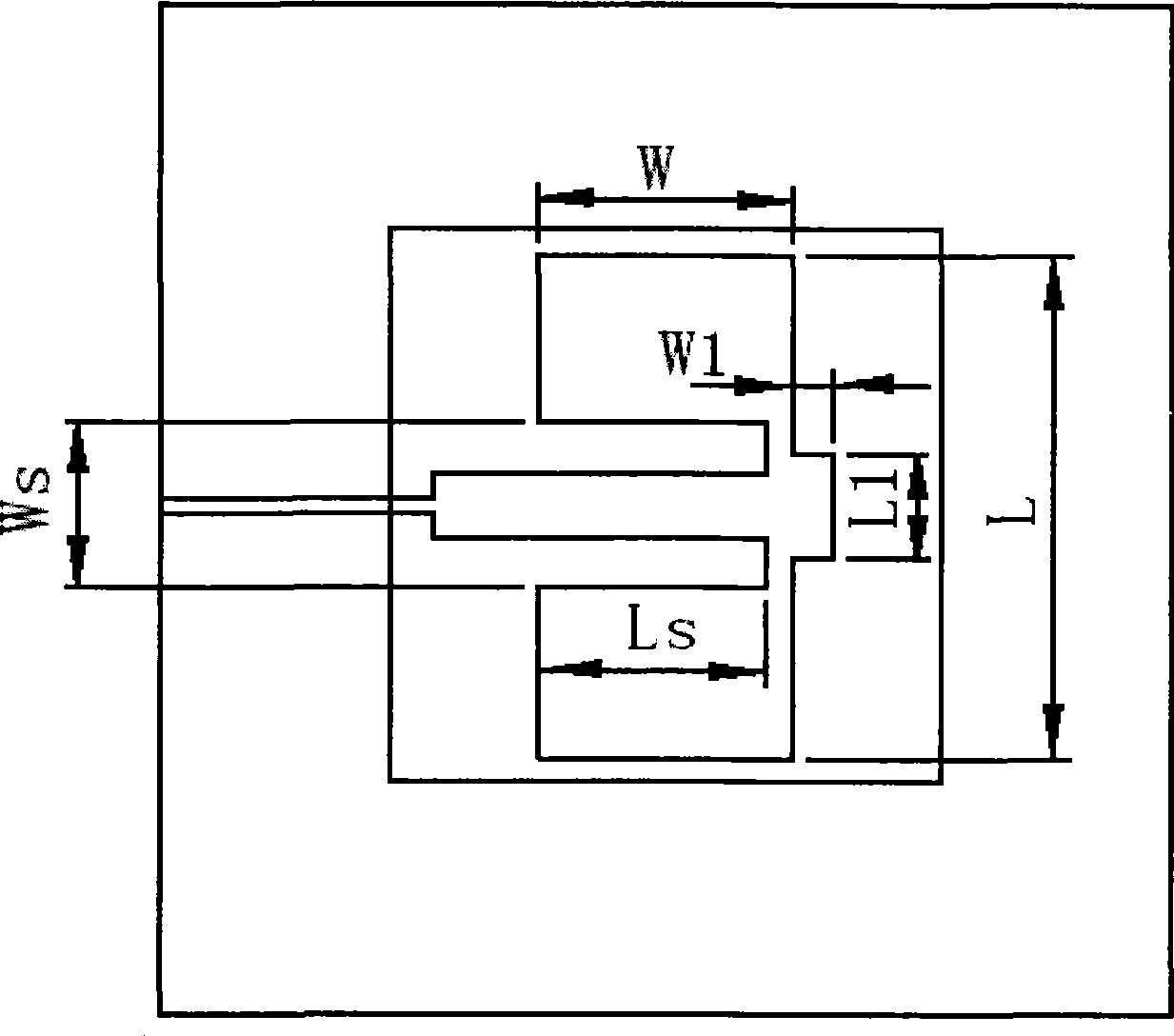 Wideband single layer microstrip patch antenna