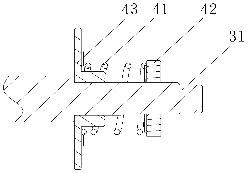 Dry-wet separation device for separating kitchen garbage