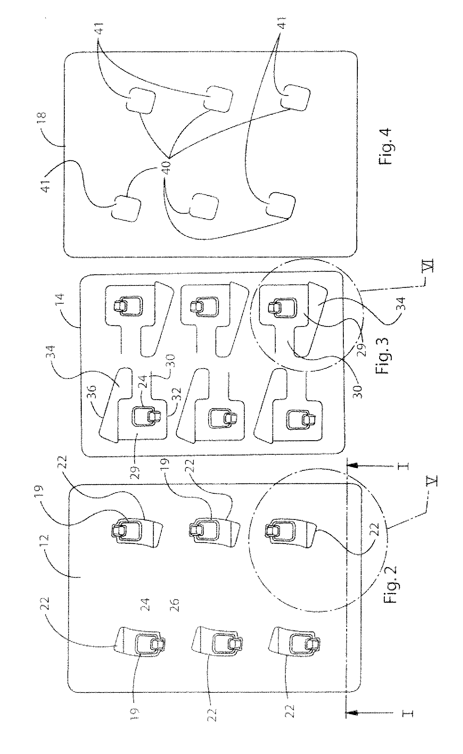 Child Resistant Blister Packaging and a Method of Removing The Contents Therefrom