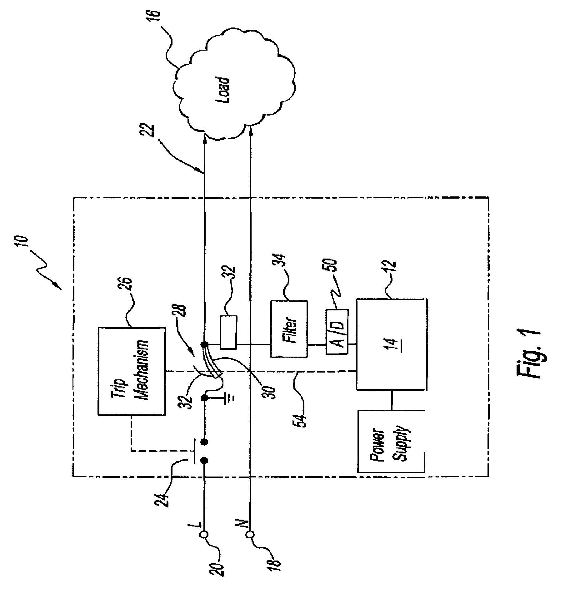 Series arc fault current interrupters and methods