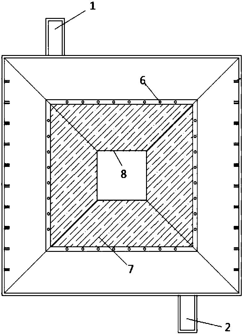 Sewage treatment device and method integrating electric flocculation, magnetic flocculation and magnetic separation