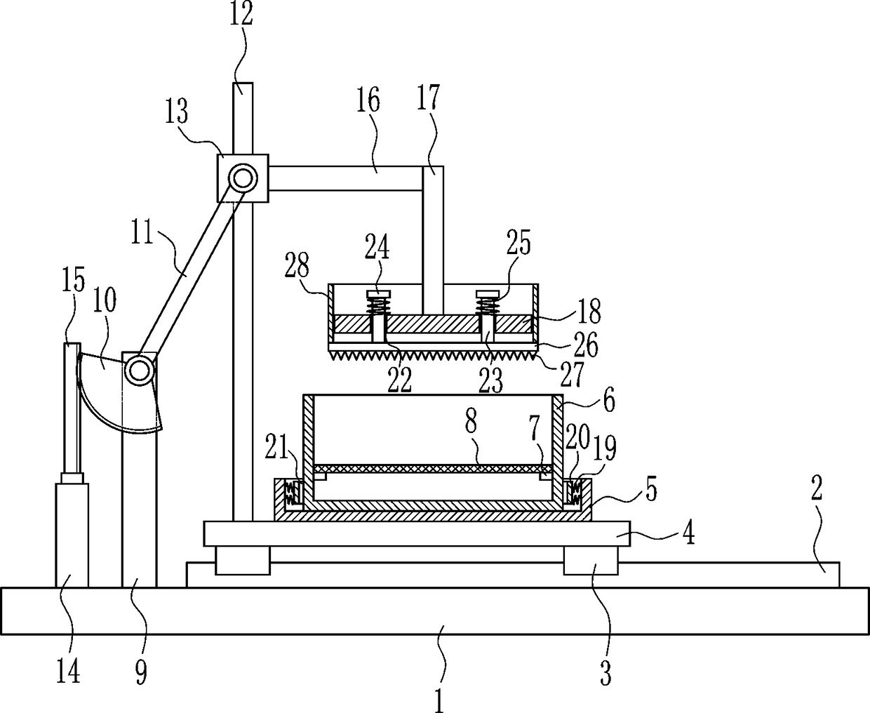 Crushing equipment for rare earth ore detection