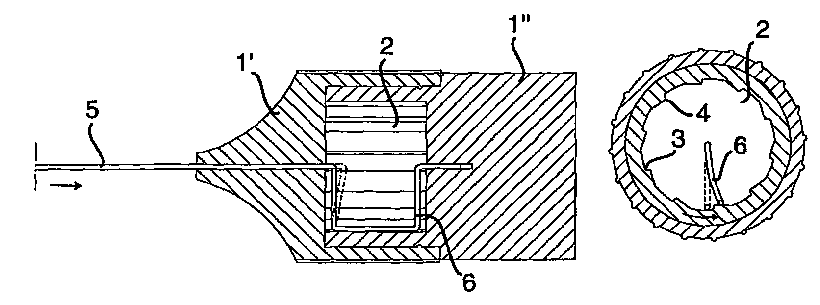 Tool and a method for attaching a cardiac stimulator lead at a desired position inside a heart