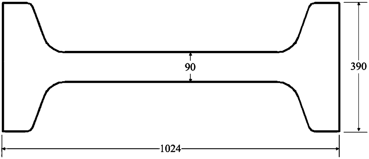 Single-point unbalanced protection casting device for ultra-thin large-size aluminum-containing steel profiled blank and using method thereof