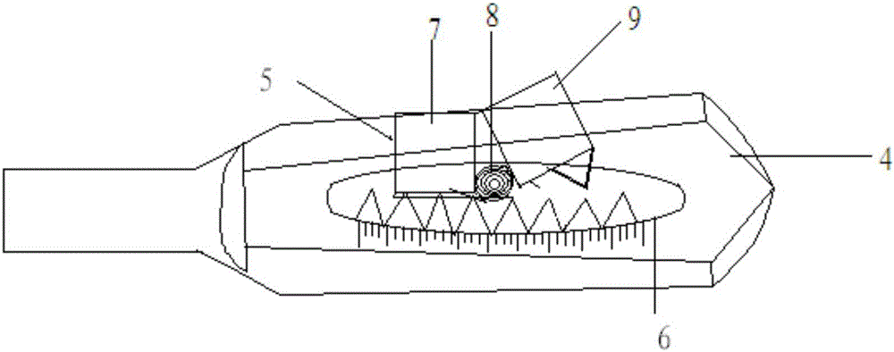 An adjustable uterine curette