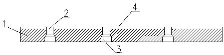 Nonblocking web plate of high speed needle machine