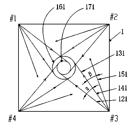 Combustion device for tangentially fired boiler and ultralow NOx combustion method employing same