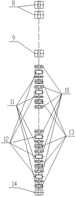 Combustion device for tangentially fired boiler and ultralow NOx combustion method employing same