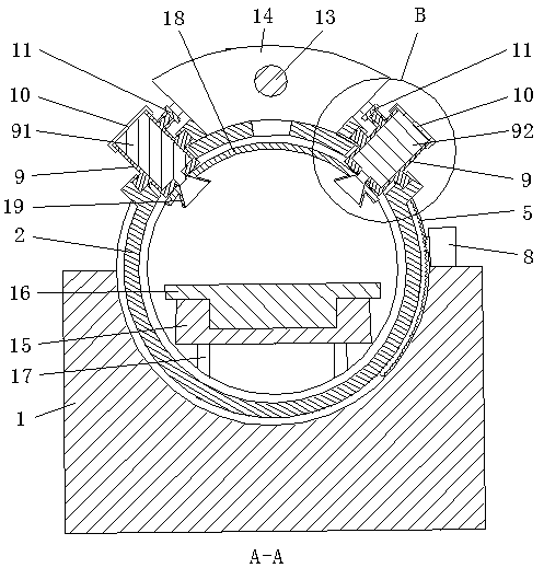 Tumor radiotherapy device capable of realizing accurate positioning