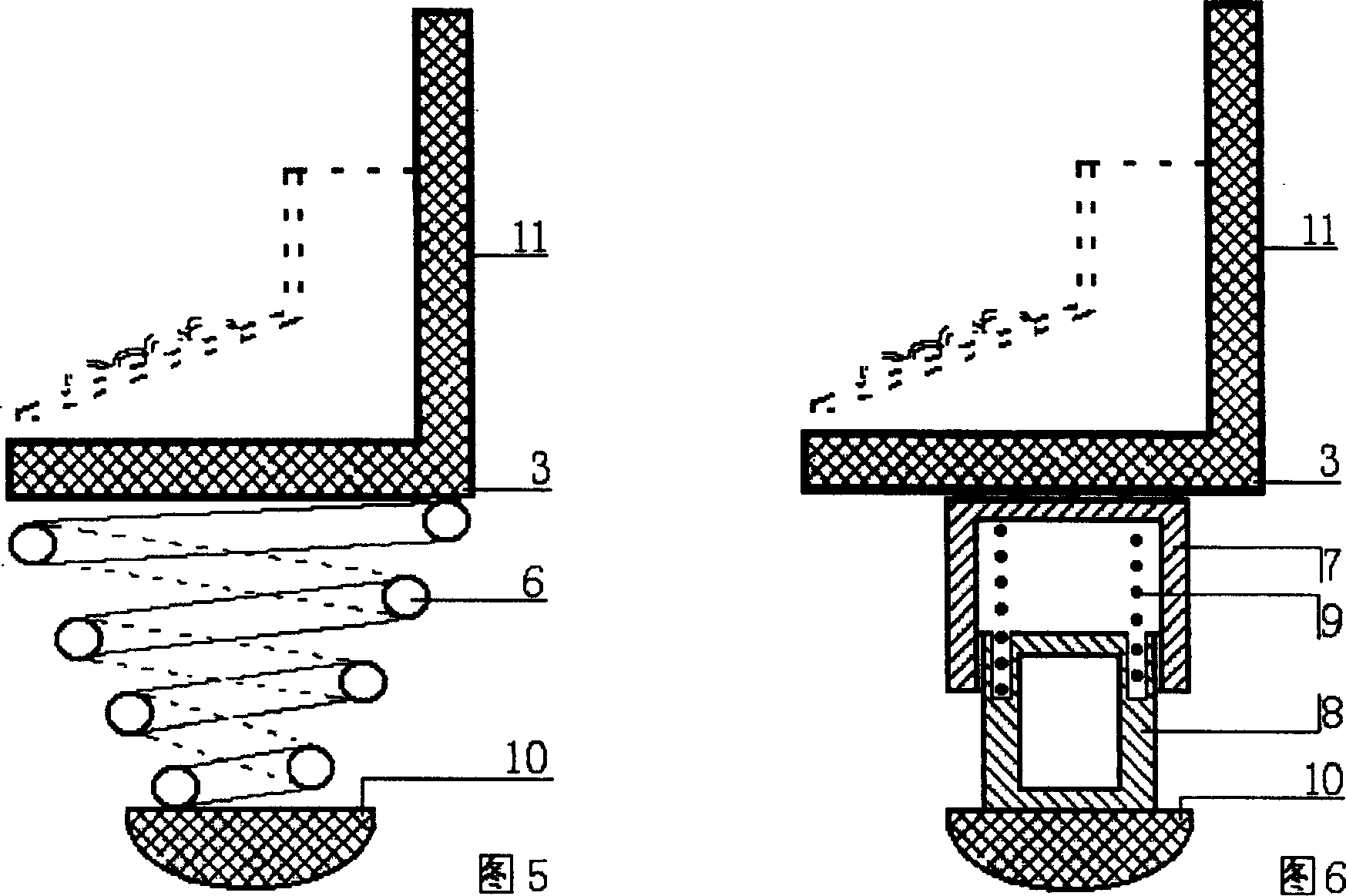 Bungee jumping shoes and apparatus imitating kangaroo jumping mode