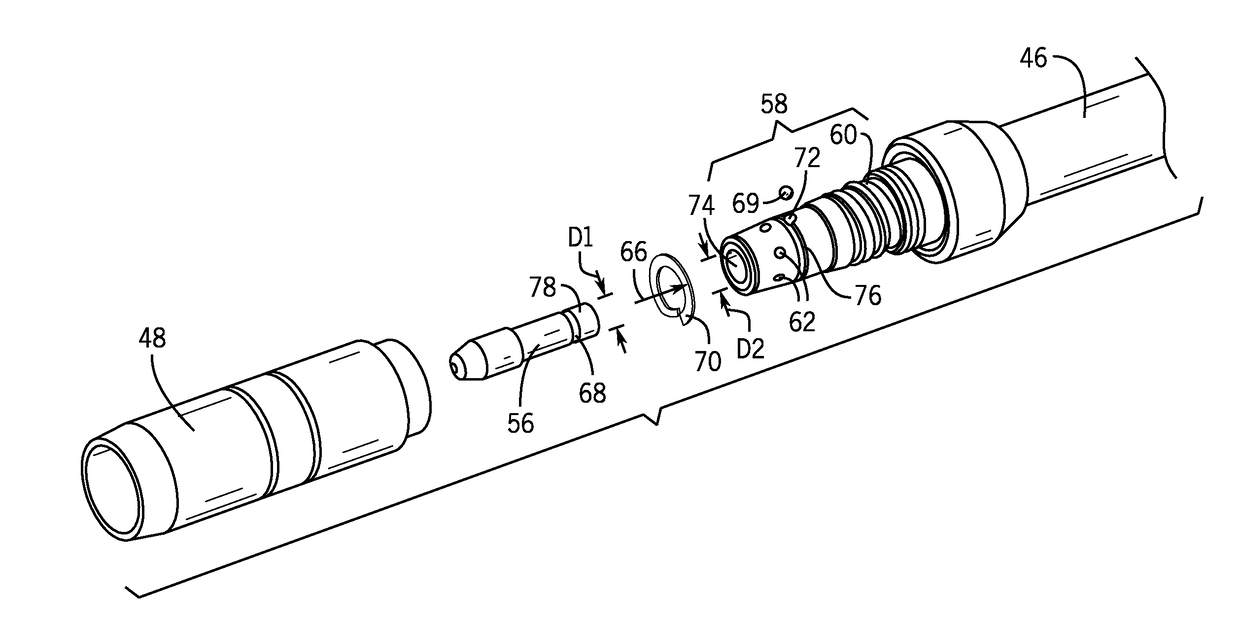 Contact tip and receiving assembly of a welding torch