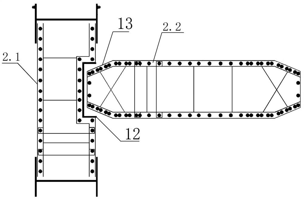 Construction method of underground diaphragm wall in a tunnel