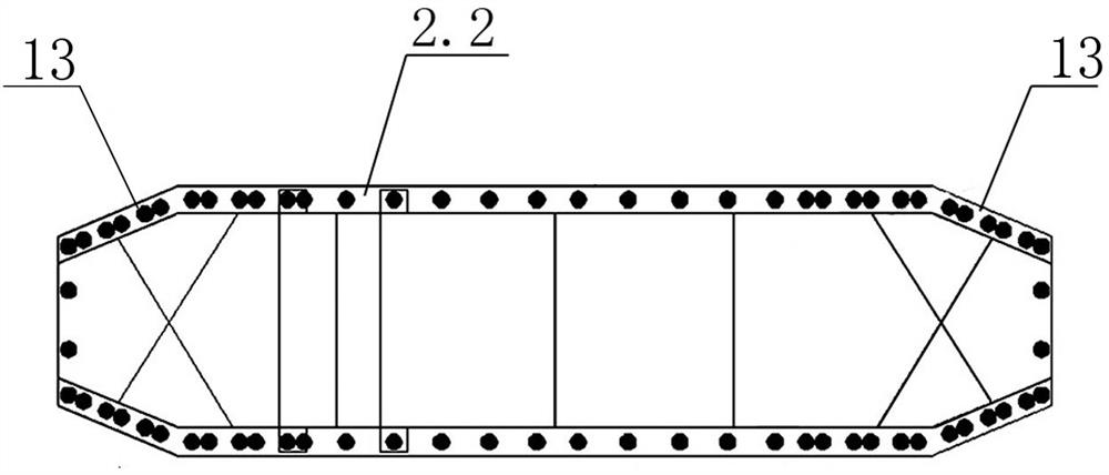 Construction method of underground diaphragm wall in a tunnel