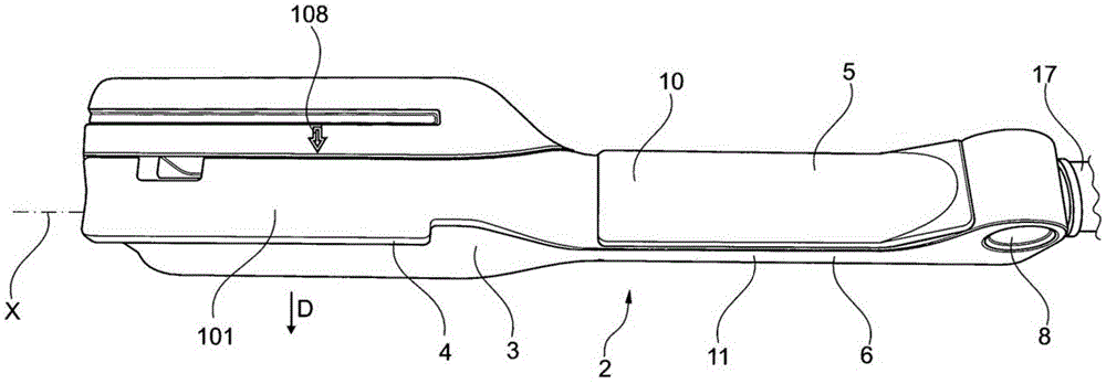 Device for treating hair