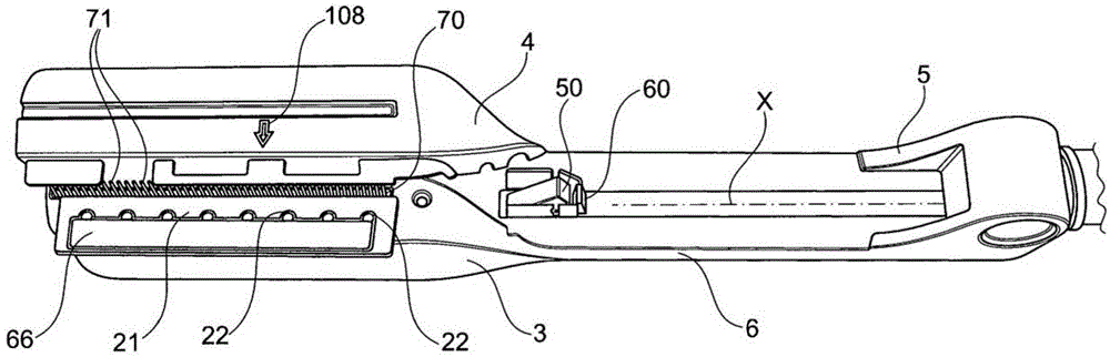 Device for treating hair