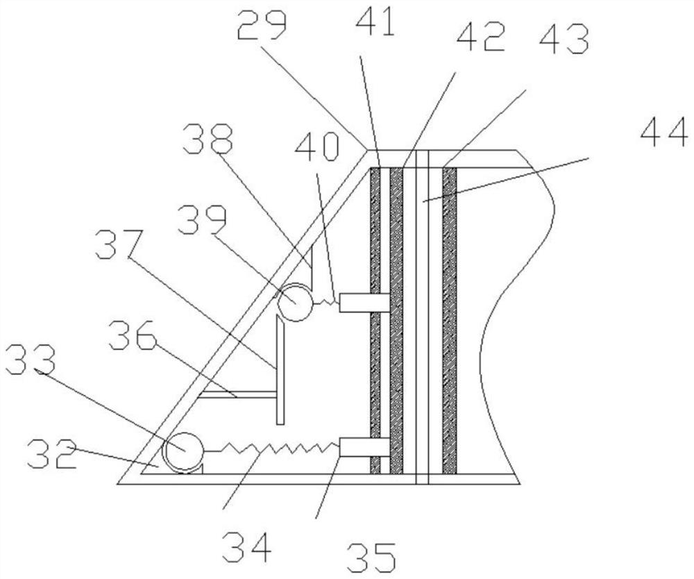 Automatic water supply device for high-rise building fire protection