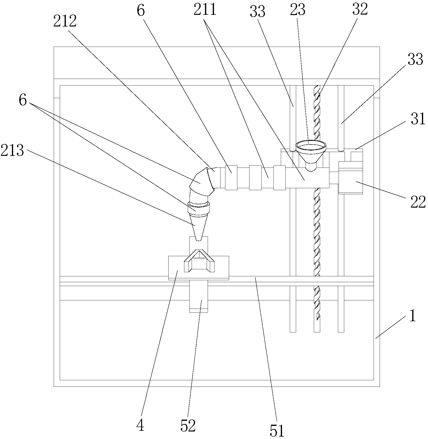 3D (Three-Dimensional) printer based on rotation and continuous extrusion of threaded rod