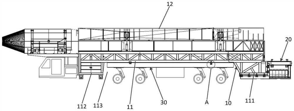 Launch preparation equipment of carrier rocket and launch preparation method thereof