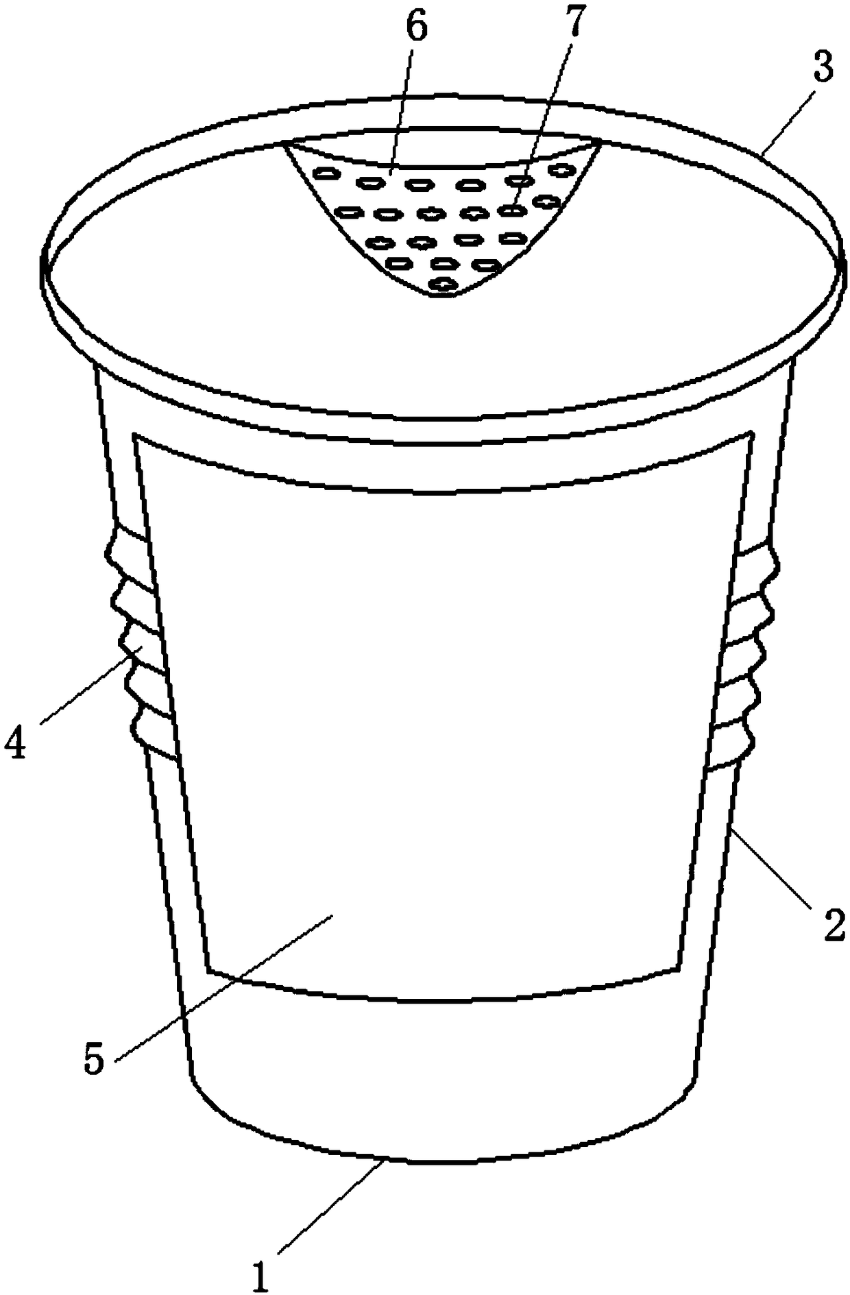 Improved disposable cup