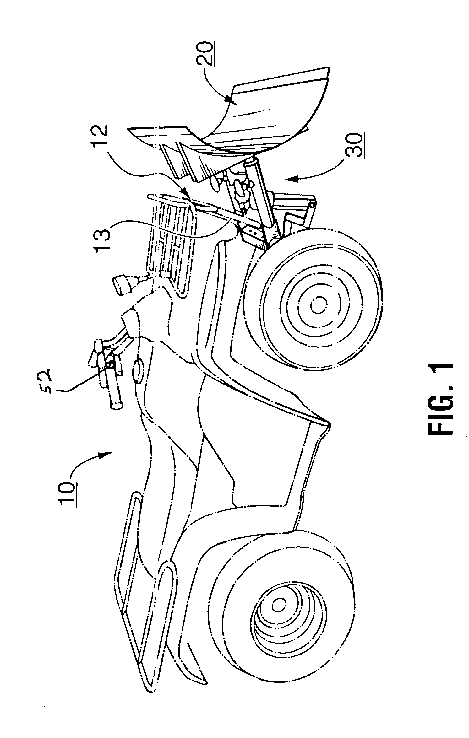 Vehicle front-end quick connect hitch and lift assembly