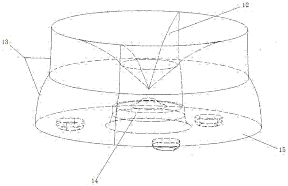 Uniform light lens and LED light source module with same