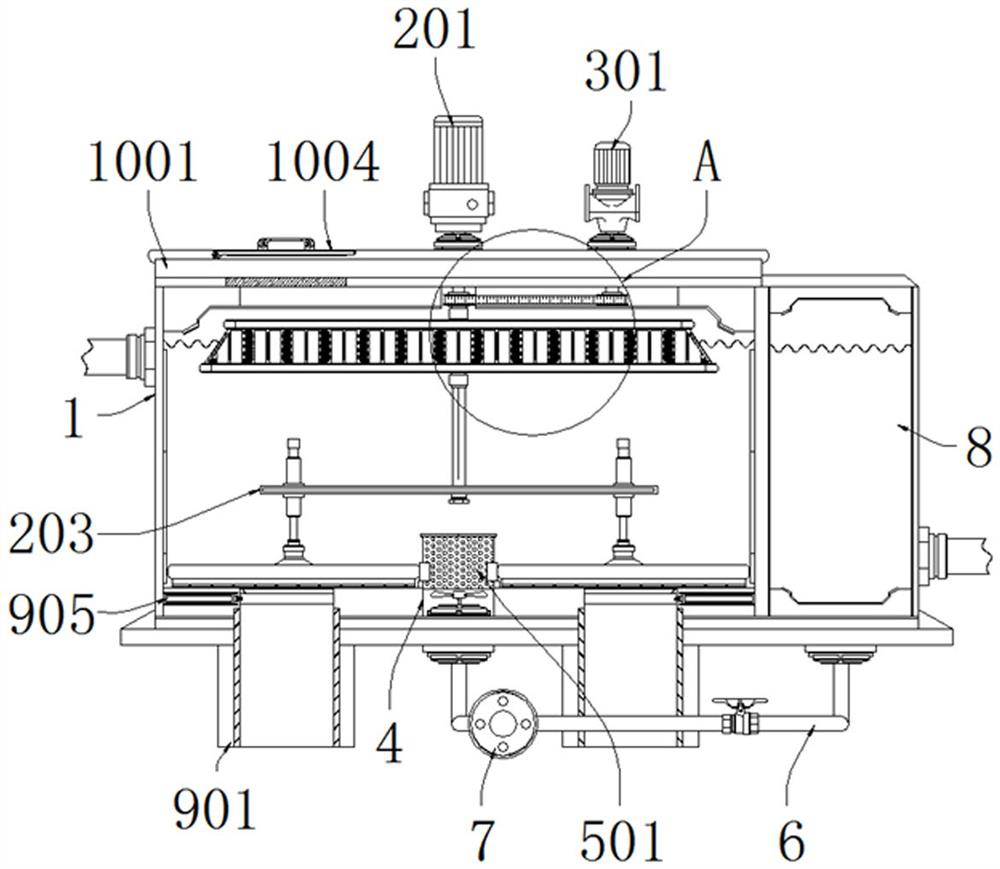 Sewage sedimentation tank capable of separating floating objects for sewage treatment