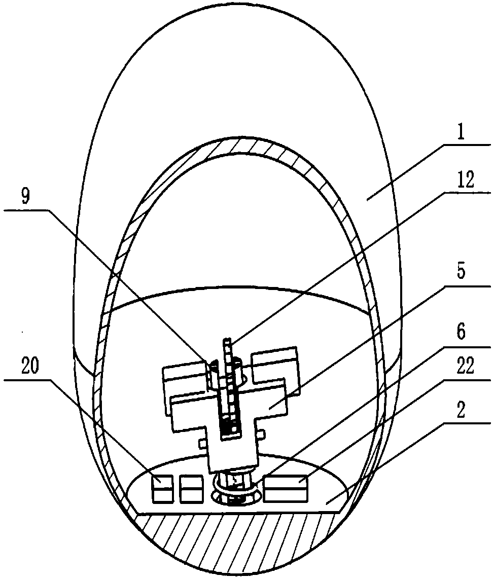 Tumbler bouncing robot