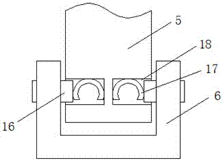 Sofa with searching device at bottom