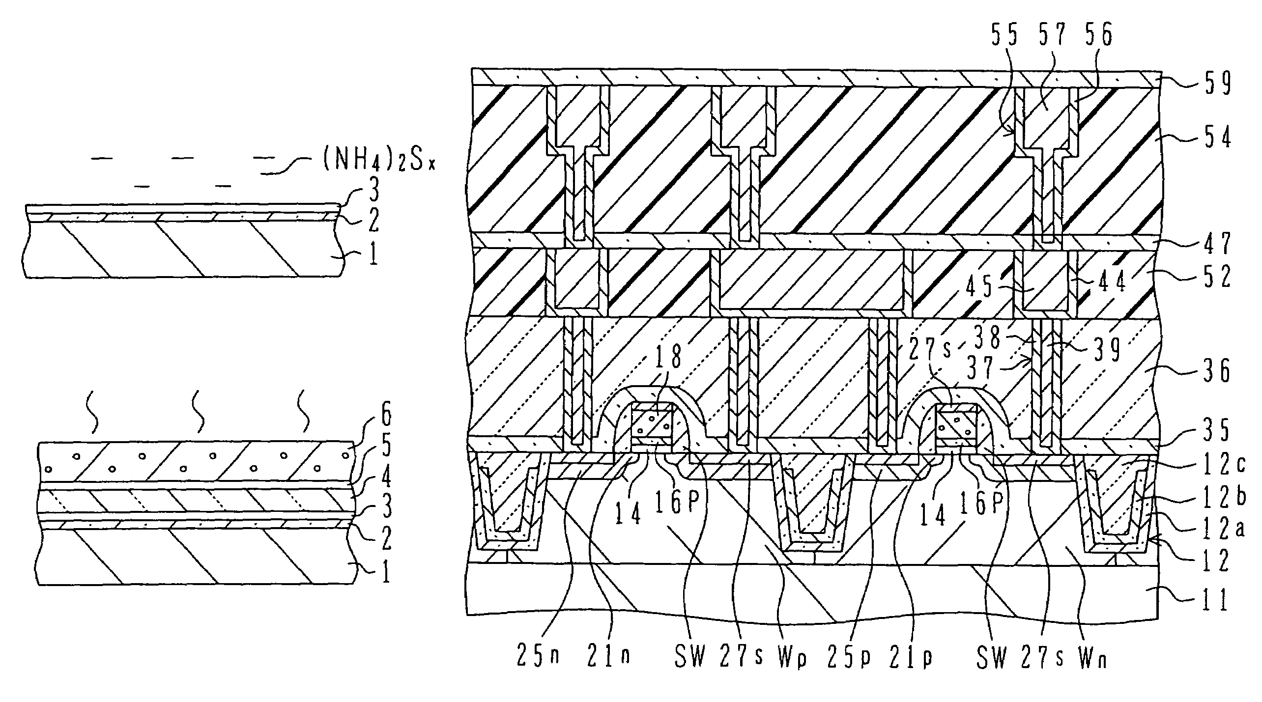 Semiconductor device having high dielectric constant gate insulating layer and its manufacture method