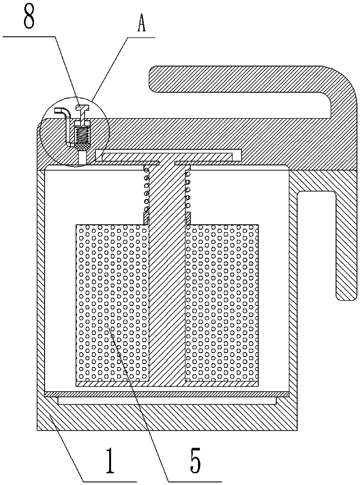 Decocting device based on processing of traditional Chinese medicine preparations