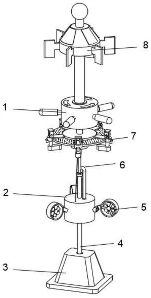 A semi-submersible marine environment observation intelligent robot