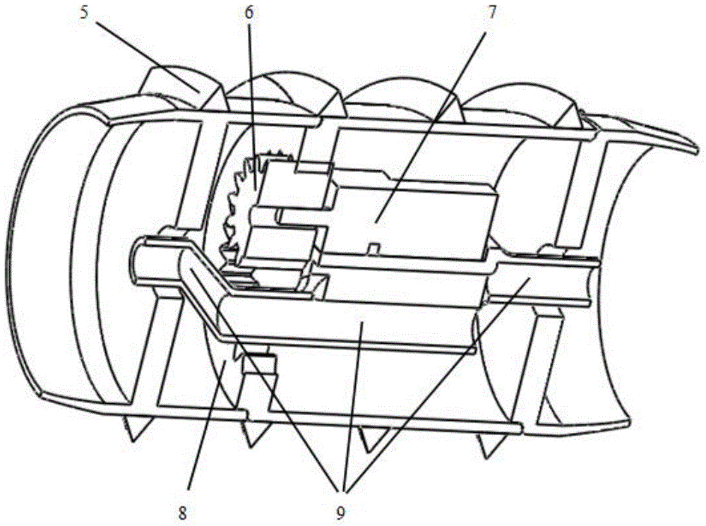 Attitude control method of snake-like robot