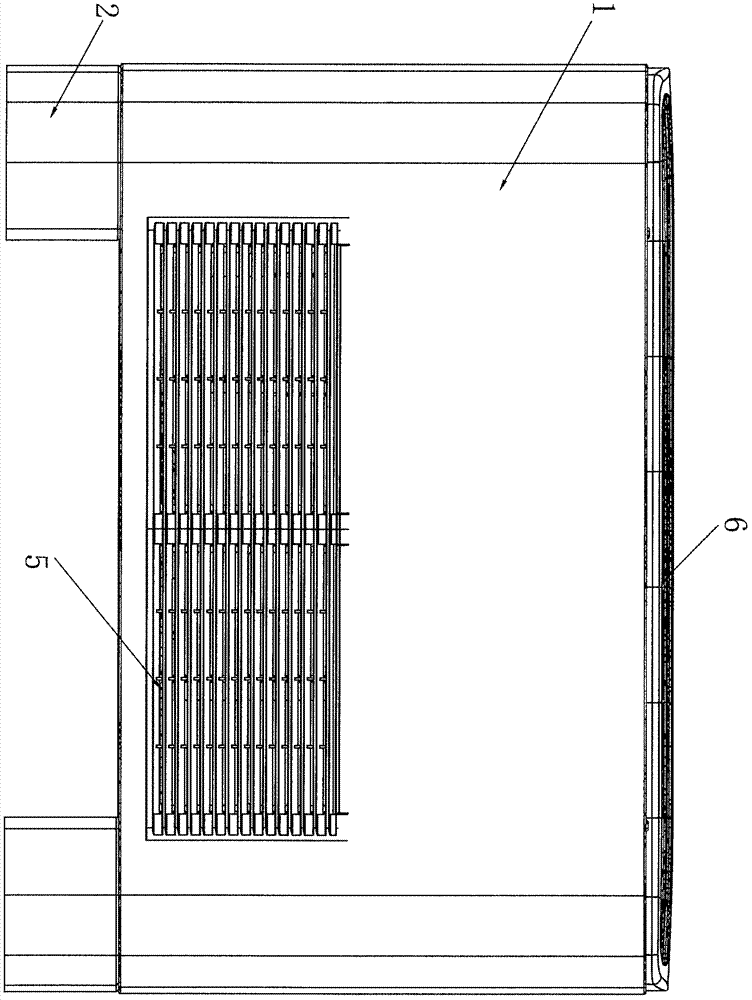 Upright surface-mounted improved pipeline and surface cooler type fan coil unit