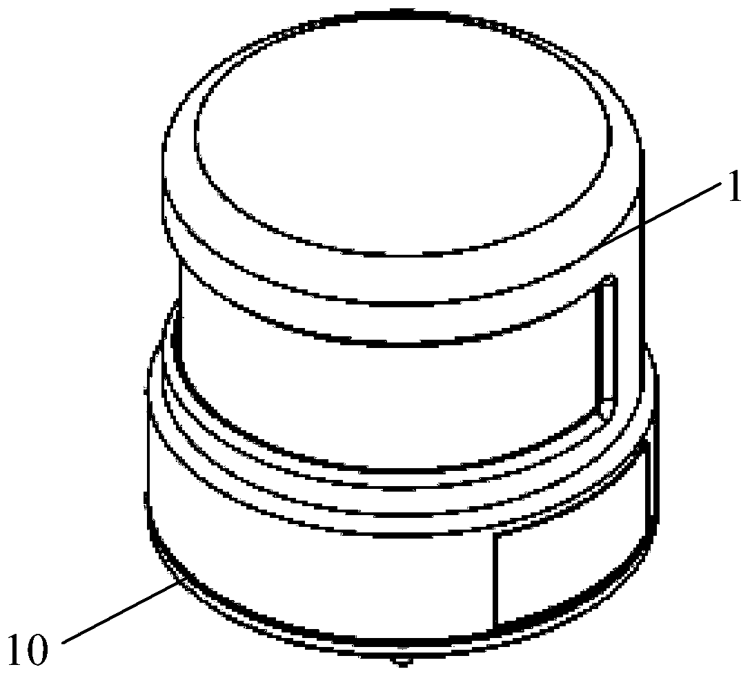 Explosion-proof laser radar navigation device