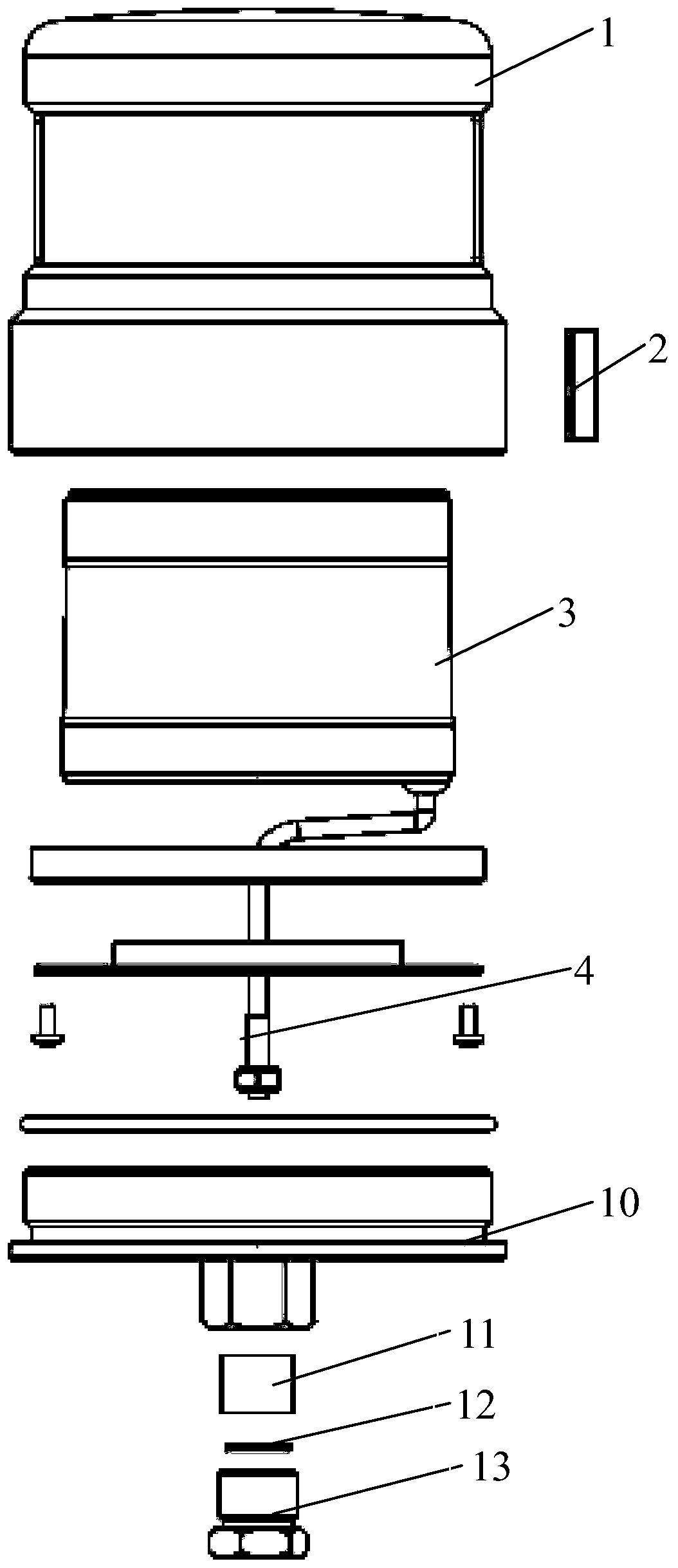 Explosion-proof laser radar navigation device