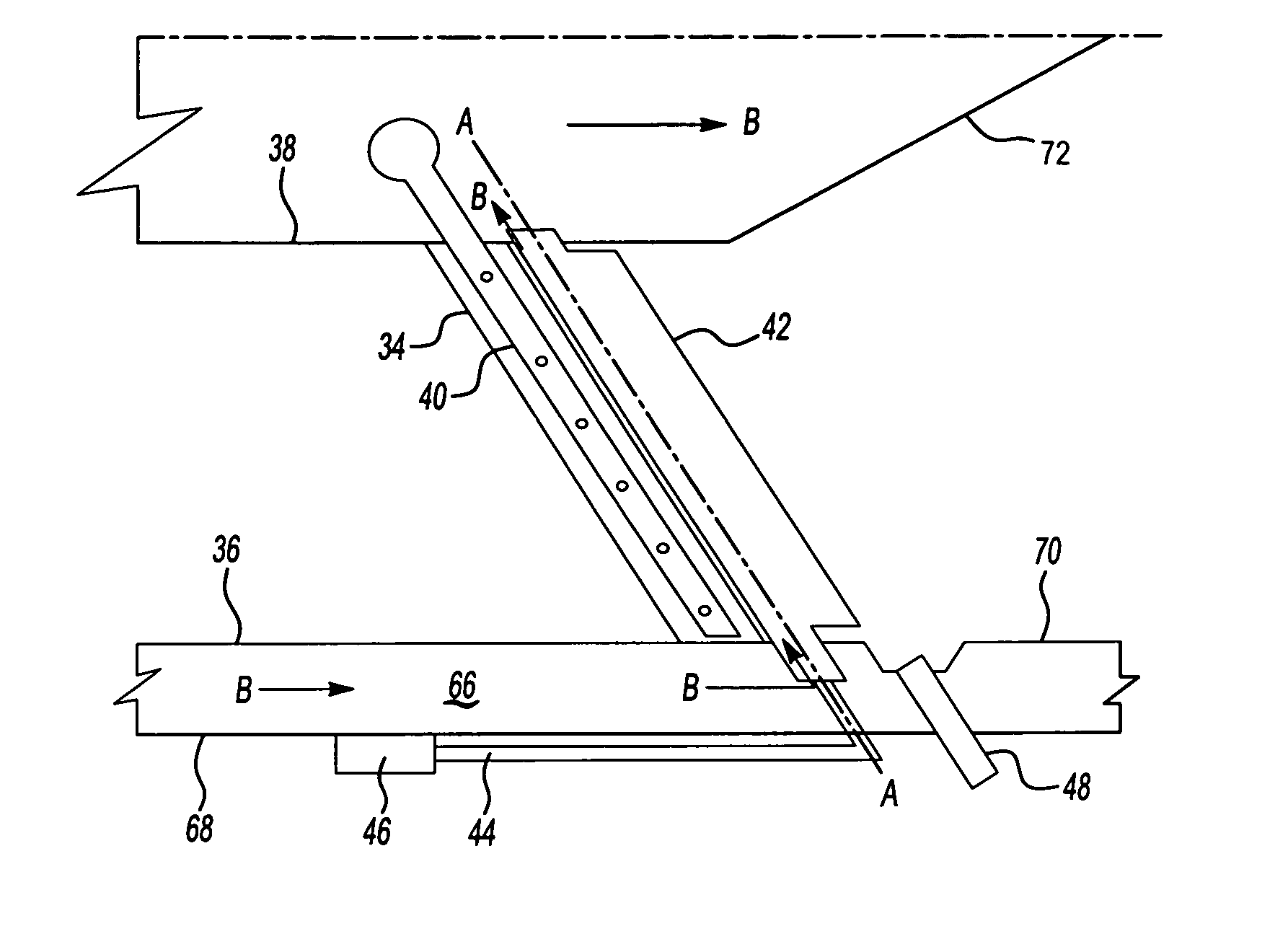 Augmentor variable vane flame stabilization