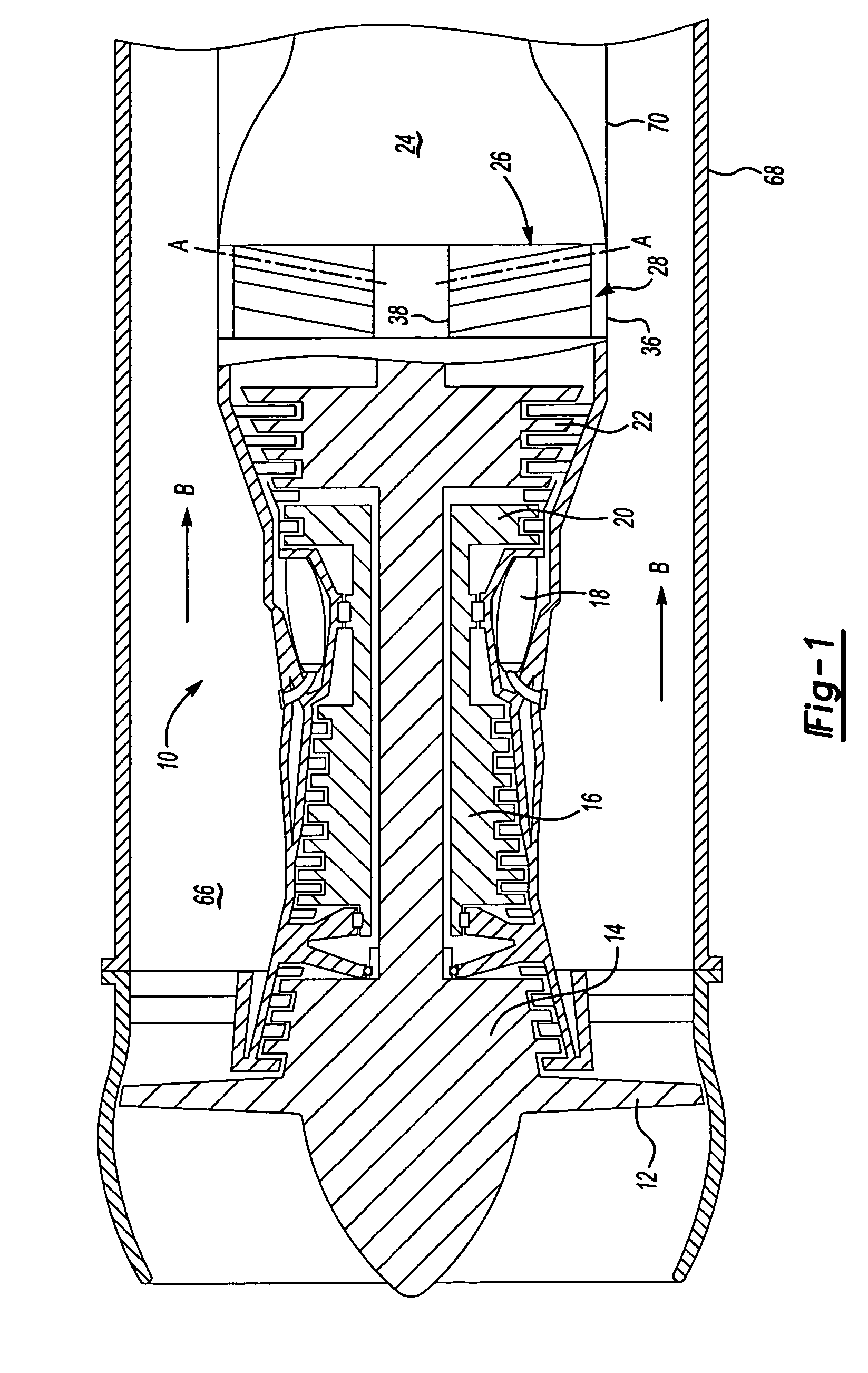 Augmentor variable vane flame stabilization