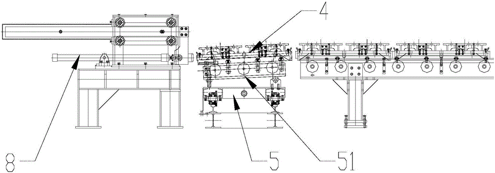 Casting production line transition system