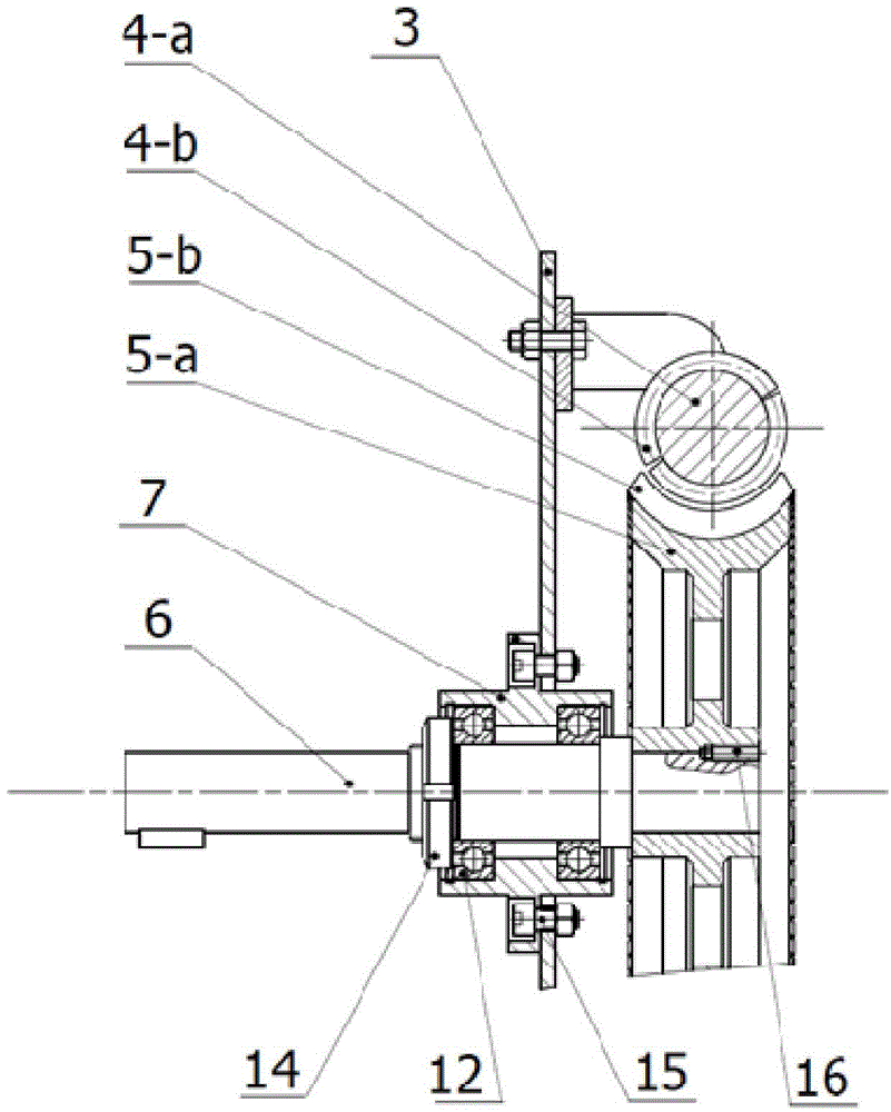 Large-torque permanent magnet worm and gear transmission mechanism