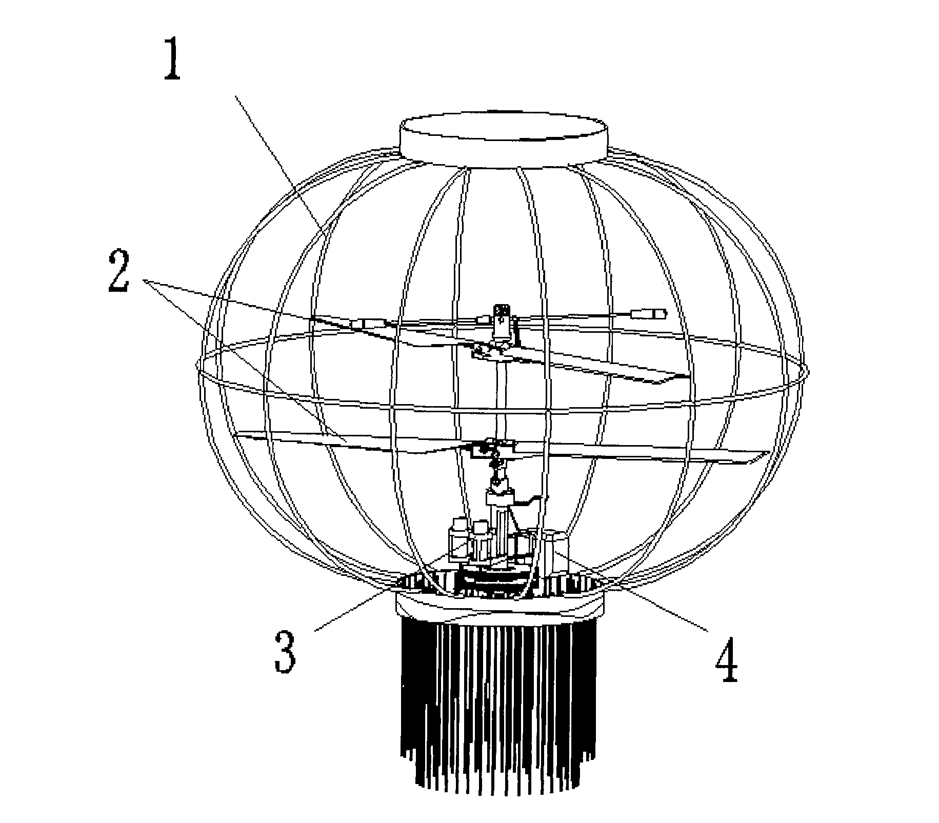 Lantern capable of flying