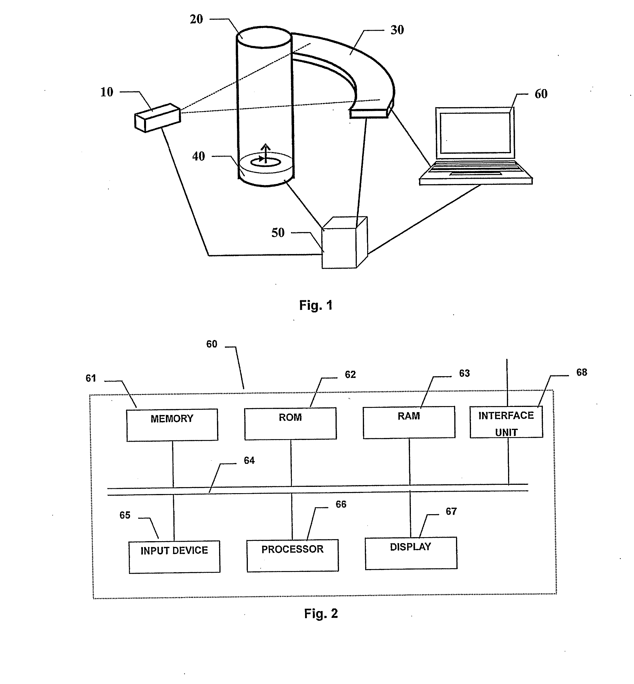 Method and device for inspection of liquid articles