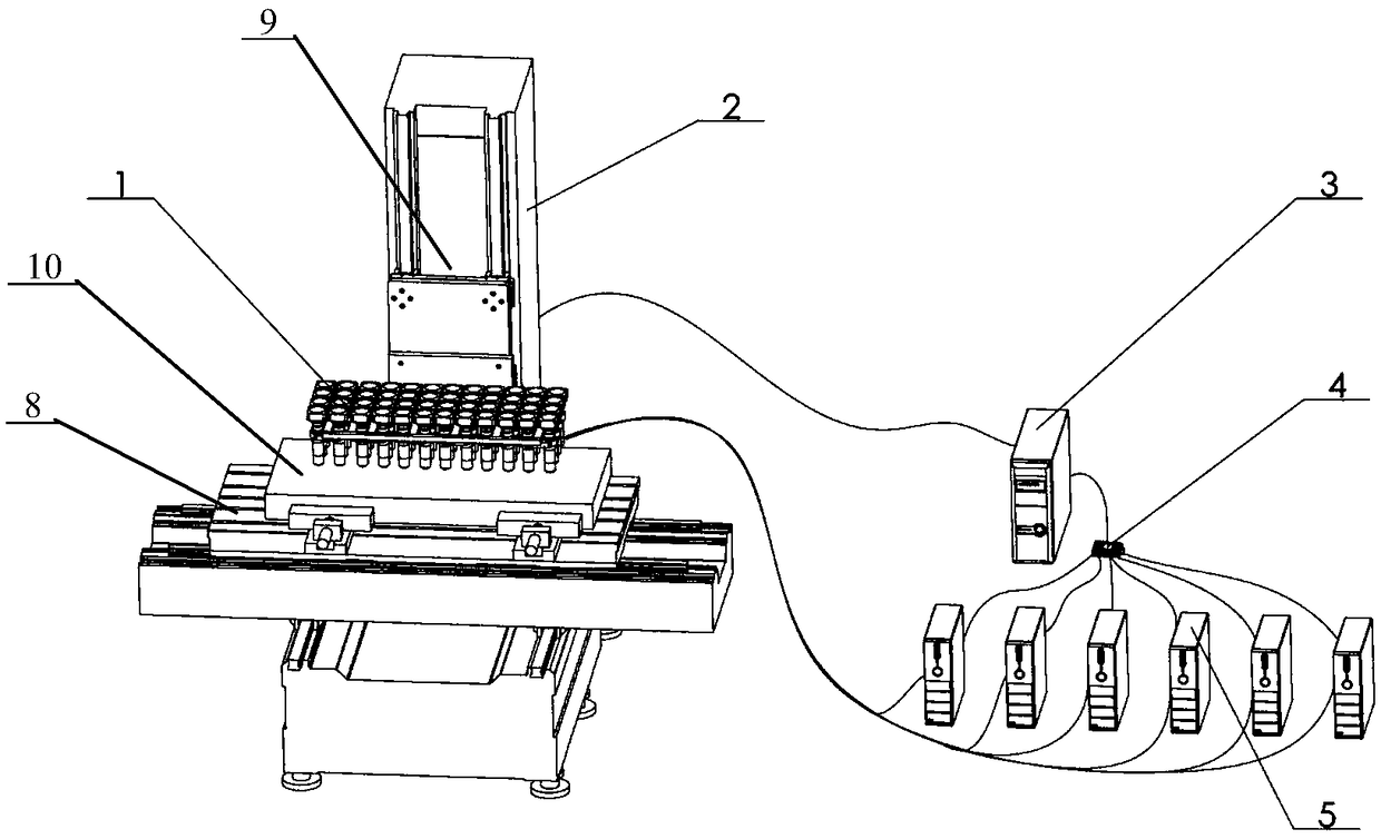 Cross-scale occluded foreign substance quick analyzing instrument and method based on microphotographing matrix