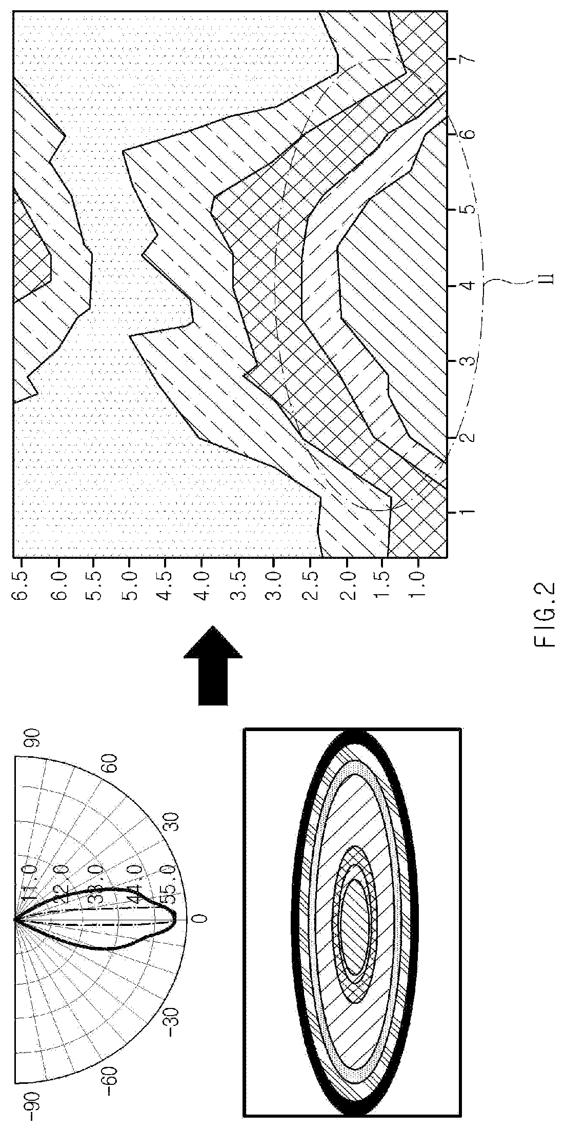 Lens cover and LED lighting device having lenses arranged at positions corresponding to LED light sources