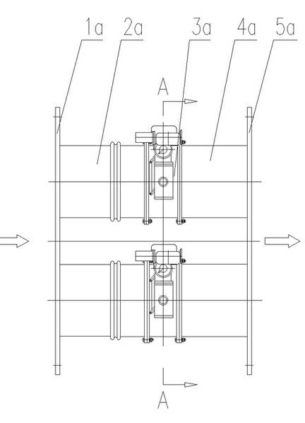 Pressure regulating valve group of pressure regulating cone valve