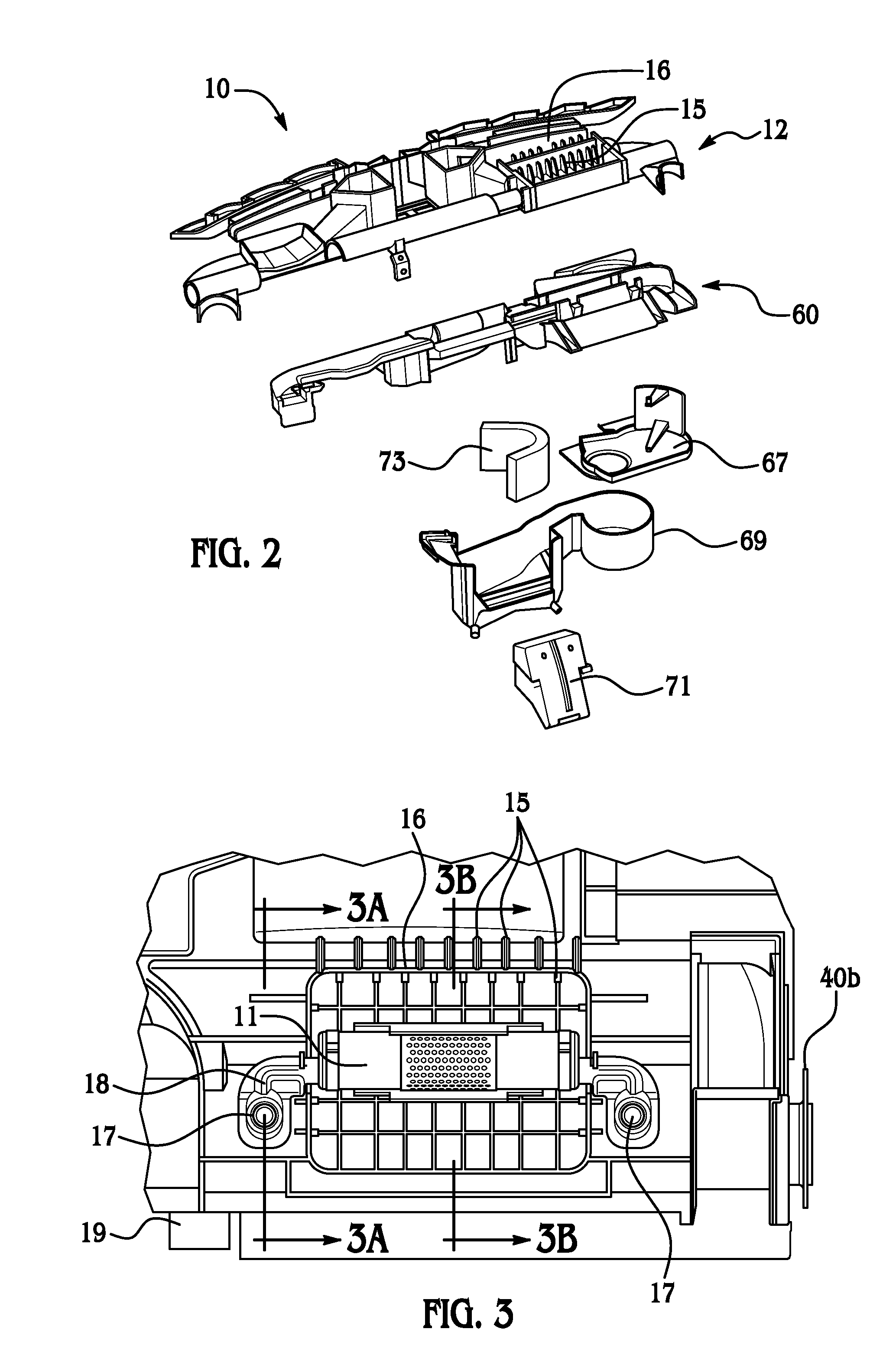 Integrated structural member for a vehicle and method of making