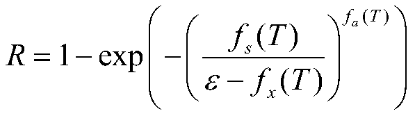 Reliability modeling method and prediction method for stone peak strain at high temperature