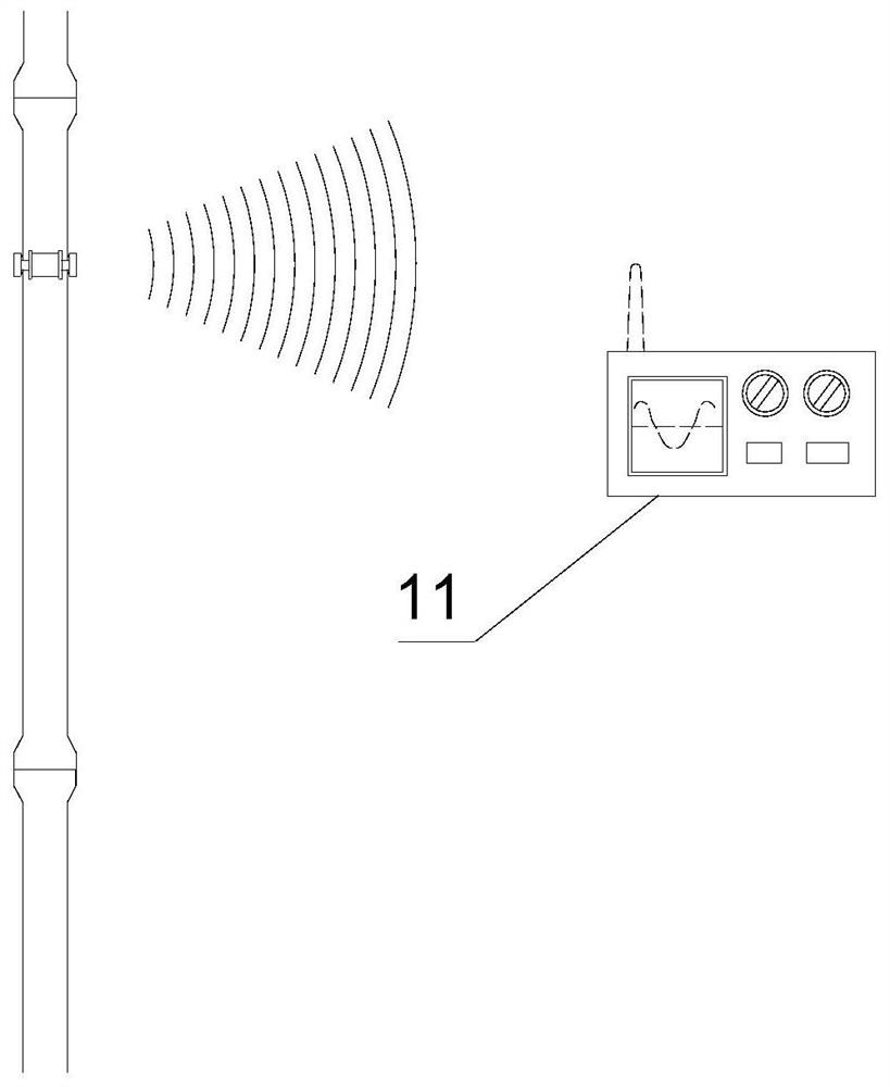 Lock-type underground sound wave signal ground receiving and display system